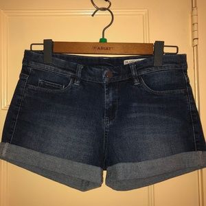 Mid-Rise stretch Jean shorts
